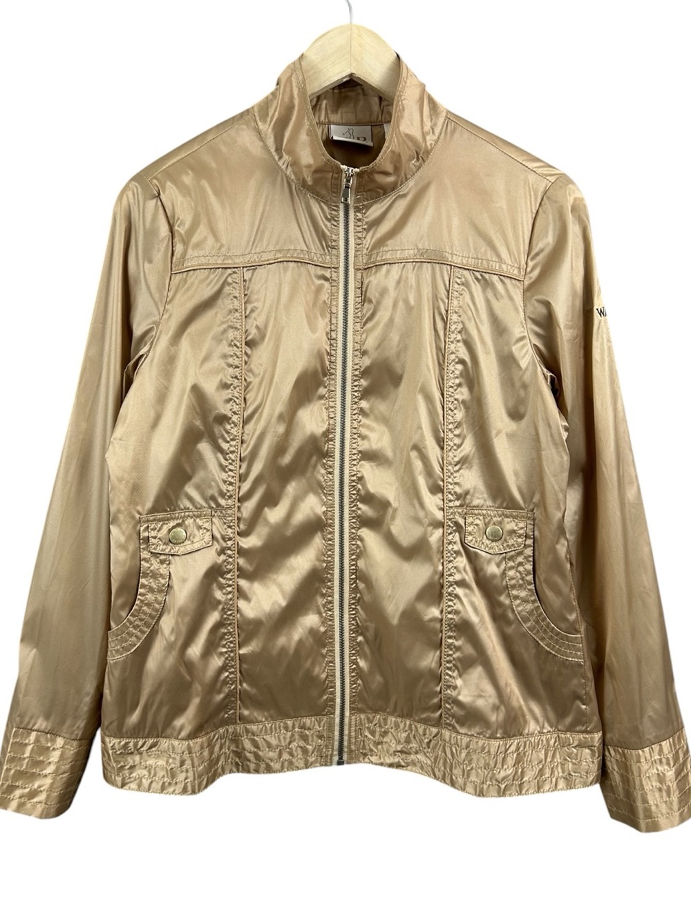 EP Pro Windbreaker Jacket Gold Size Medium